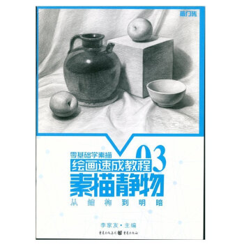 正版 绘画速成教程——素描静物 零基础学素描 素描基础教程 素描教程 素描教材 素描书籍 pdf epub mobi 电子书 下载