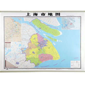 2018全新版上海市地图挂图 双面覆膜防水 高清 挂杆家庭办公专用挂图 含交通 pdf epub mobi 电子书 下载