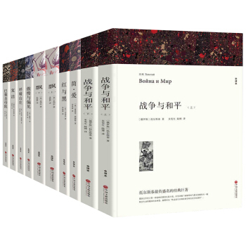 世界十大名著共10本无删减版 世界文学名著飘巴黎圣母院傲慢与偏见简爱红与黑复活战争与和平 pdf epub mobi 电子书 下载