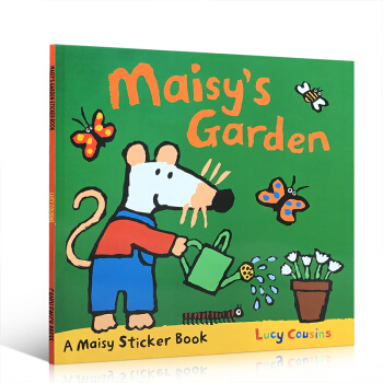 廖彩杏书单 小鼠波波系列 英文原版 MAISY'S GARDEN STICKER BOOK 贴纸书 pdf epub mobi 电子书 下载