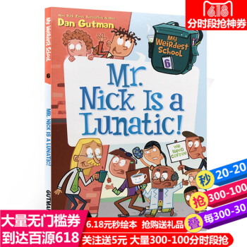进口英文原版正版 My Weirdest School 6疯狂学校衍生美国小学生推荐初级章节书小说课 pdf epub mobi 电子书 下载