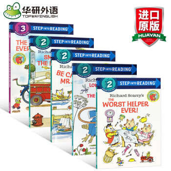 正版现货 斯凯瑞系列5册 英文原版绘本 美国兰登经典分级读物4-6岁 Step into Readi pdf epub mobi 电子书 下载
