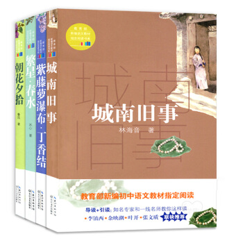 城南旧事 朝花夕拾 紫藤萝瀑布丁香结 繁星 春水 无删节版 中学生课外阅读书籍名著 四本套 pdf epub mobi 电子书 下载