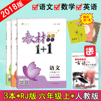 【官方正版】教材1+1六年级上册语文数学英语上册人教版RJ版3本套装 全能学练教材1十1小学6年级 pdf epub mobi 电子书 下载