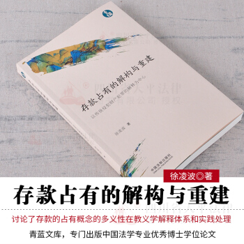 正版現貨 存款占有的解構與重建 以傳統侵犯財産犯罪的解釋為中心 青藍文庫 刑法理論與實務 pdf epub mobi 電子書 下載