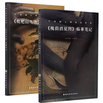 正版 中國畫古典技法傳承《槐蔭消夏圖》《枇杷山鳥圖》臨摹筆記古代中國畫工筆畫