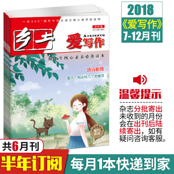 2019中考满分作文订阅刊 爱写作7-12月刊初中作文与考试初中作文素材写作模板青年文摘杂志铺