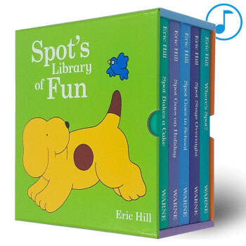 英文原版 Where's Spot Library of Fun 小玻小波翻翻書5冊 pdf epub mobi 電子書 下載