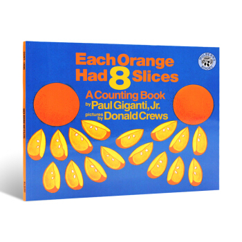 英文原版繪本 Each Orange Had 8 Slices 一隻八瓣果肉的橘子 平裝 4-8歲 pdf epub mobi 電子書 下載