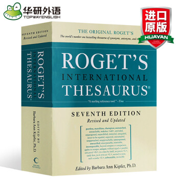 现货正版 罗热英语同义词词典 英文原版 英英字典辞典 Roget's International T pdf epub mobi 电子书 下载