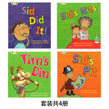 培生英文原版进口自然拼读儿童阅读 Phonics bug Level1 to 2（套装共4册）So pdf epub mobi 电子书 下载