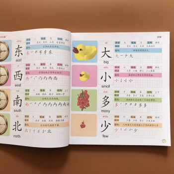 幼儿园中班大班儿童识字书 学汉字带拼音笔画笔顺部首组词 2-3-4-5-6-7岁看图认字书 学前班学 pdf epub mobi 电子书 下载