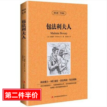 包法利夫人 读名著学英语 中英对照双语 增强阅读能力强化词汇巩固语法训练短语 阅读中英文双语读物书