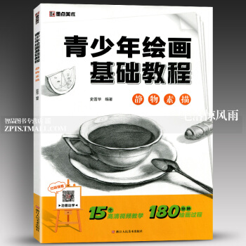 智品 靜物素描青少年繪畫基礎教程墨點 美院學生素描書入門自學零基礎同步視頻名師講解靜物素描書初學者素 pdf epub mobi 電子書 下載