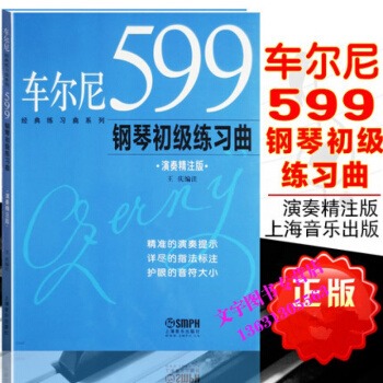 车尔尼599钢琴初级练习曲:演奏精注版 王庆编 钢琴曲教程 经典练习曲系列书籍 钢琴演奏琴 pdf epub mobi 电子书 下载