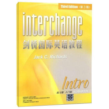 现货 正版 Interchange剑桥国际英语教程 入门级 练习册 第三版 外研社 1本 pdf epub mobi 电子书 下载