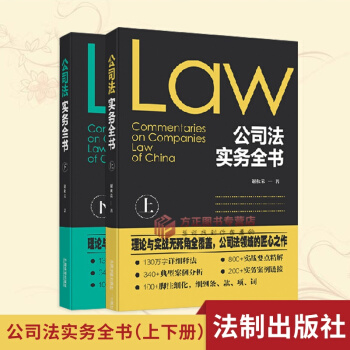 現貨公司法實務全書(上下冊) 公司法、注釋、案例分析、法律實務 謝鞦榮 著 公司法注釋公司法務公司法