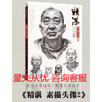 2018精湛素描头像2主题教学周洪河素描肖像结构精讲解析照片对临 pdf epub mobi 电子书 下载