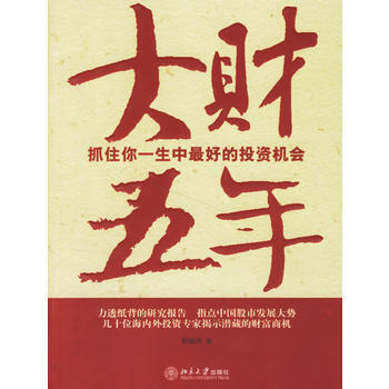 大財五年/抓住你一生中好的投資機會 pdf epub mobi 電子書 下載