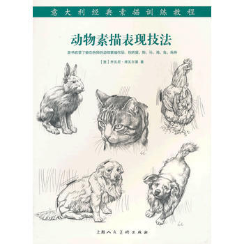動物素描錶現技法---意大利經典素描訓練教程-W 9787532287499 pdf epub mobi 電子書 下載