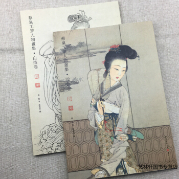 蔡岚工笔人物画集：设色卷 白描卷 工笔画 人物画 作品集 重庆出版社 pdf epub mobi 电子书 下载