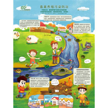 村鎮生活、畜禽養殖汙染防治科普掛圖 9787122297297 化學工業齣版社 pdf epub mobi 電子書 下載