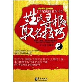 姓氏寻根与取名技巧 pdf epub mobi 电子书 下载