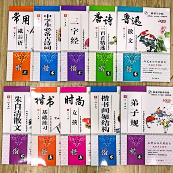 楷书习字帖-书法字帖 罗扬 硬笔书法 钢笔字临摹 练字本 正版活动凑单包邮图书 人生格言