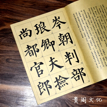 颜真卿多宝塔碑 放大版毛笔书法字帖 颜体楷书临帖练习字帖 历代墨宝选粹书法字帖