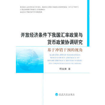 開放經濟條件下我國匯率政策與貨幣政策協調研究 pdf epub mobi 電子書 下載