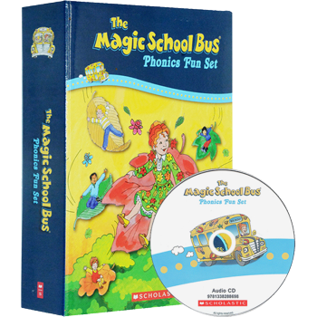 英文原版 神奇校車自然拼讀 Magic School Bus Phonics Fun12冊 附CD pdf epub mobi 電子書 下載