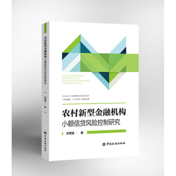 农村新型金融机构小额信贷风险控制研究【中国金融出版社直属书店】 pdf epub mobi 电子书 下载
