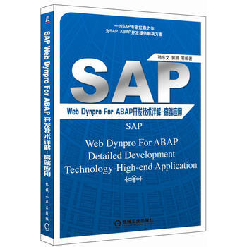 SAP Web Dynpra For ABAP開發技術詳解-高端應用 pdf epub mobi 電子書 下載