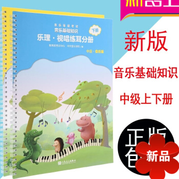音乐基础知识乐理视唱练耳分册中级（上下册）两教程书籍 全国音乐音基考级教材 pdf epub mobi 电子书 下载