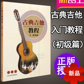 古典吉他初学者入门教程书 古典吉他教程初级篇 王震教学初学入门吉它书籍古典吉他教材古典吉他教程(初级 pdf epub mobi 电子书 下载