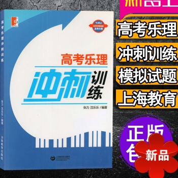 高考樂理衝刺訓練 正版張力 瀋樂樂著 樂理綜閤練習試題 世紀音樂上海教育齣版社 樂理綜閤模擬試題