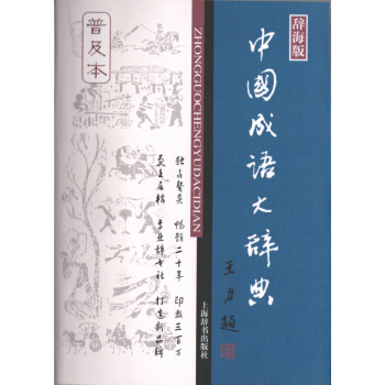 中国成语大辞典 字典 成语词典 成语字典(普及本)(辞海版) (王涛撰搞,上海辞书出版社)实用工具书 pdf epub mobi 电子书 下载