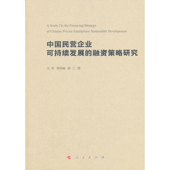 中國民營企業可持續發展的融資策略研究 文君 等 pdf epub mobi 電子書 下載